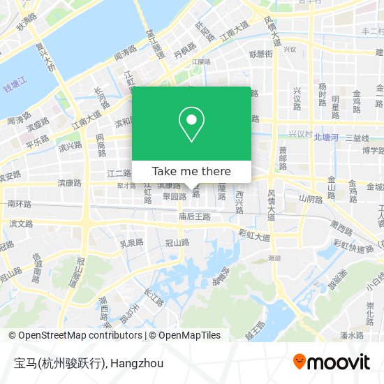 宝马(杭州骏跃行) map