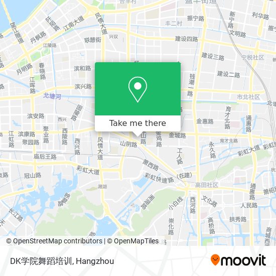 DK学院舞蹈培训 map
