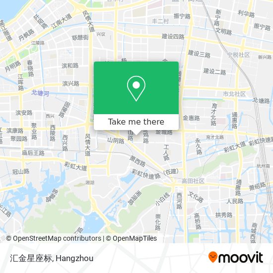 汇金星座标 map