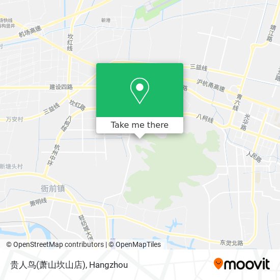 贵人鸟(萧山坎山店) map