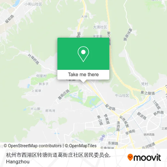 杭州市西湖区转塘街道葛衙庄社区居民委员会 map
