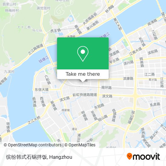 缤纷韩式石锅拌饭 map