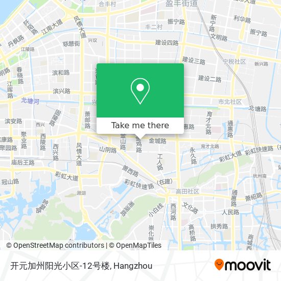 开元加州阳光小区-12号楼 map