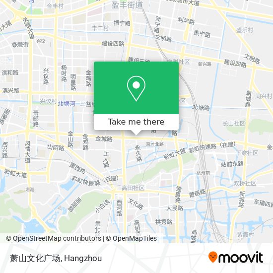萧山文化广场 map