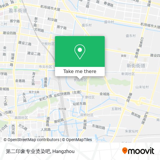 第二印象专业烫染吧 map