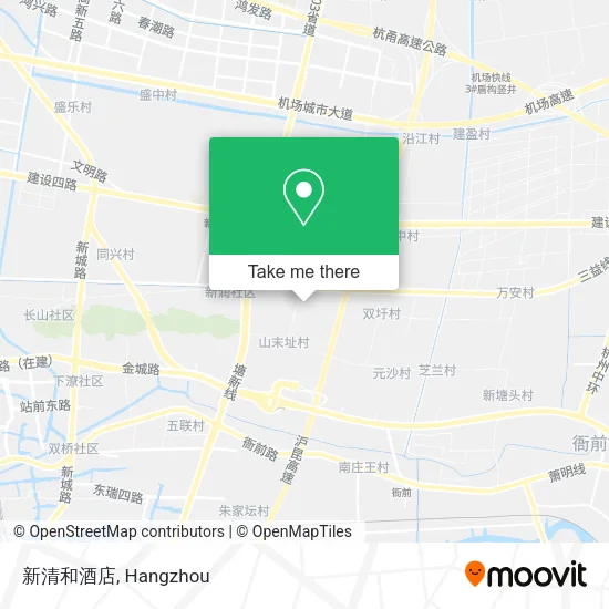 新清和酒店 map