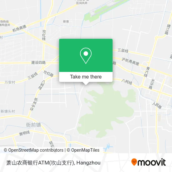 萧山农商银行ATM(坎山支行) map