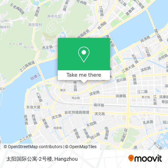 太阳国际公寓-2号楼 map