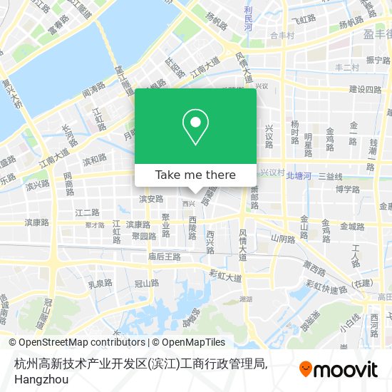 杭州高新技术产业开发区(滨江)工商行政管理局 map