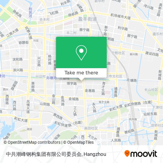 中共潮峰钢构集团有限公司委员会 map