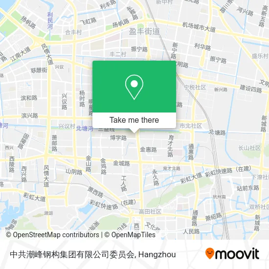 中共潮峰钢构集团有限公司委员会 map