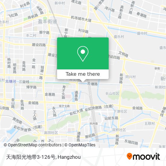 天海阳光地带3-126号 map