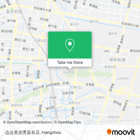 边边美业烫染名店 map