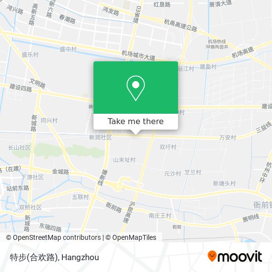 特步(合欢路) map