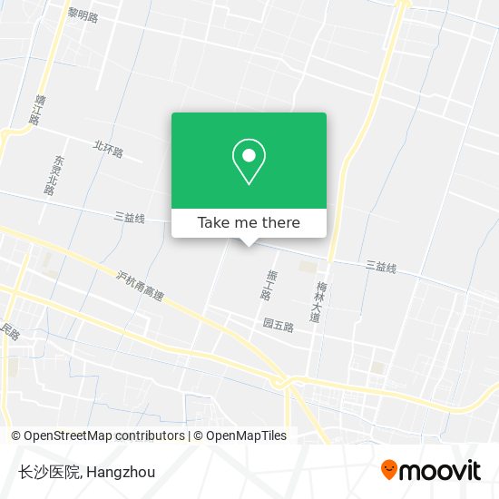 长沙医院 map