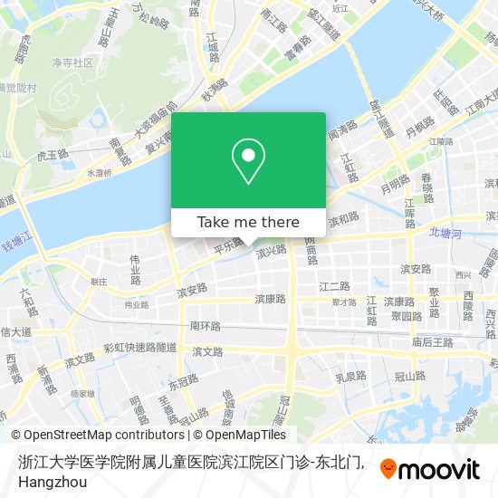 浙江大学医学院附属儿童医院滨江院区门诊-东北门 map