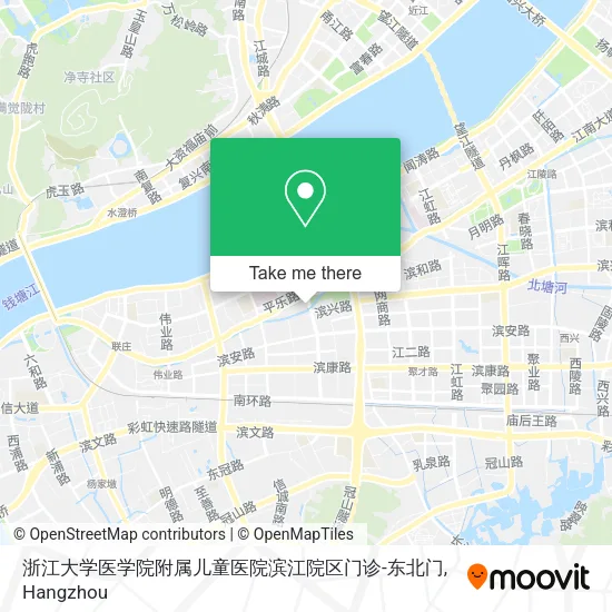 浙江大学医学院附属儿童医院滨江院区门诊-东北门 map