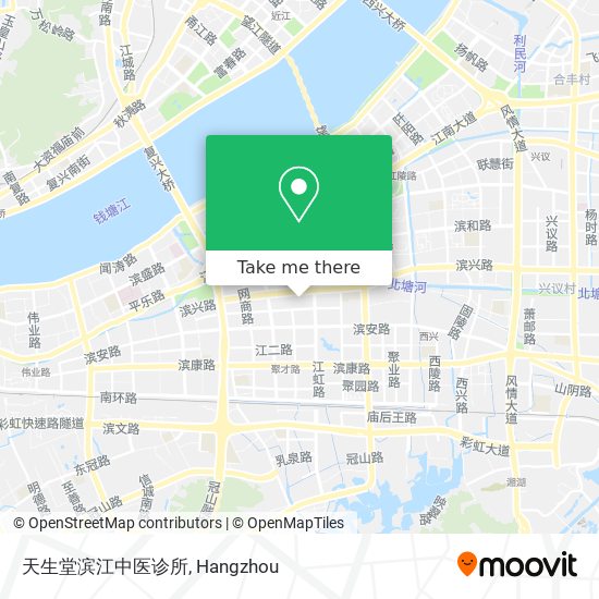 天生堂滨江中医诊所 map