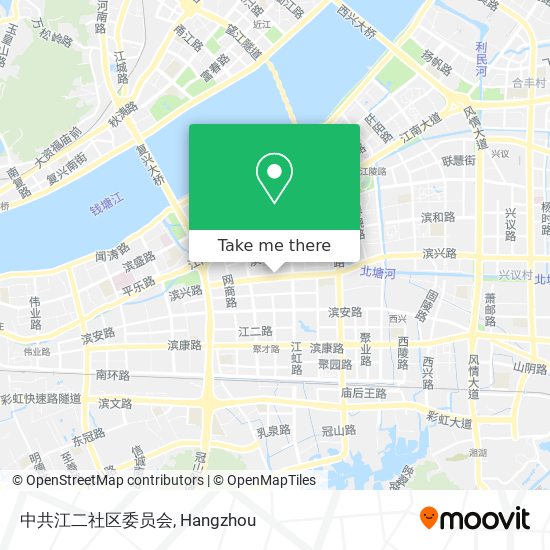 中共江二社区委员会 map