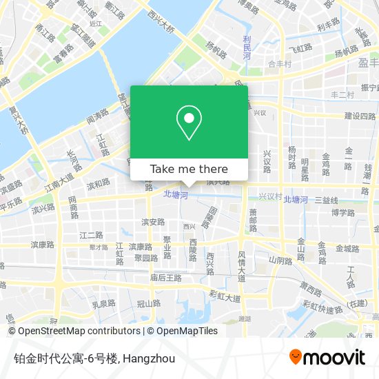 铂金时代公寓-6号楼 map