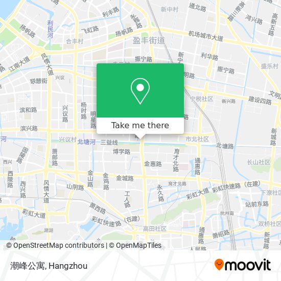 潮峰公寓 map