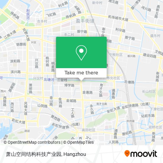萧山空间结构科技产业园 map