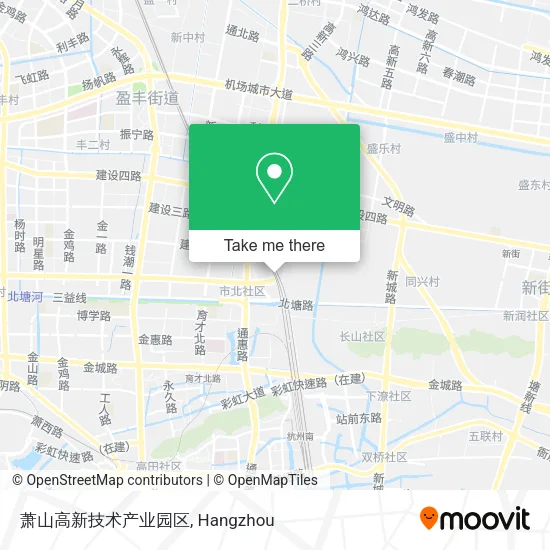 萧山高新技术产业园区 map