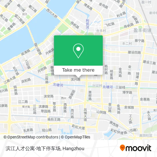 滨江人才公寓-地下停车场 map