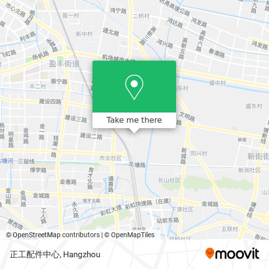 正工配件中心 map