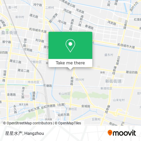 星星水产 map