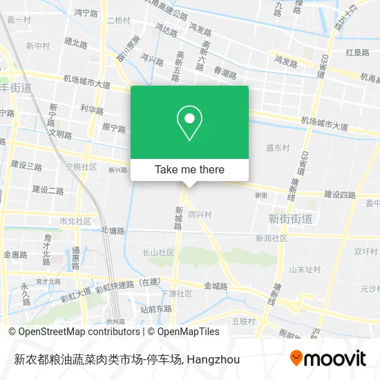 新农都粮油蔬菜肉类市场-停车场 map