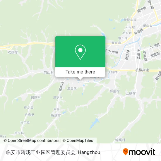 临安市玲珑工业园区管理委员会 map