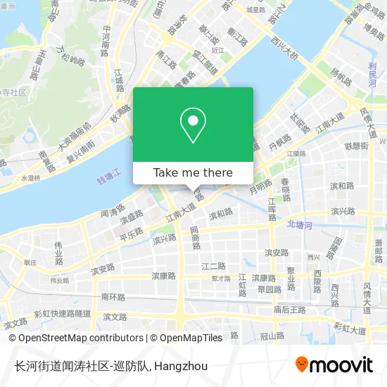 长河街道闻涛社区-巡防队 map