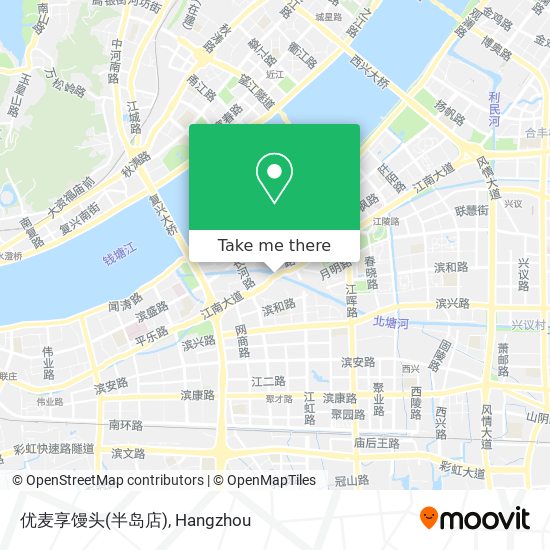 优麦享馒头(半岛店) map