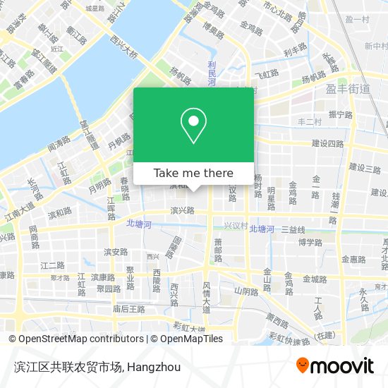 滨江区共联农贸市场 map
