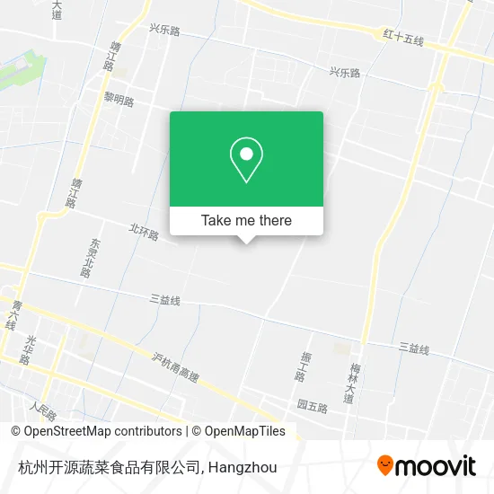 杭州开源蔬菜食品有限公司 map