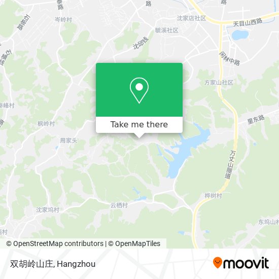 双胡岭山庄 map