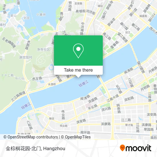 金棕榈花园-北门 map