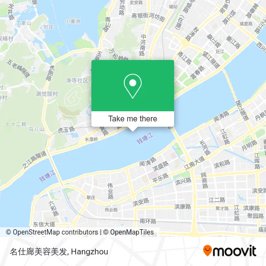 名仕廊美容美发 map