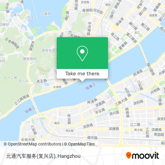 元通汽车服务(复兴店) map
