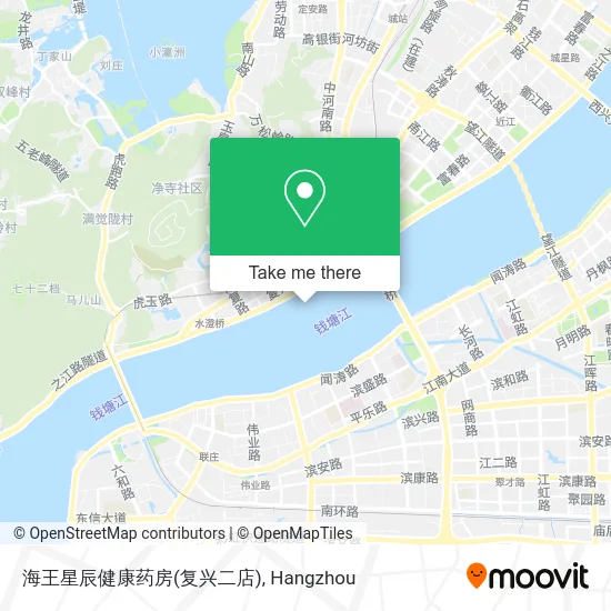 海王星辰健康药房(复兴二店) map