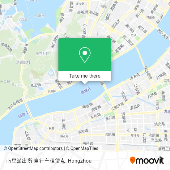 南星派出所-自行车租赁点 map