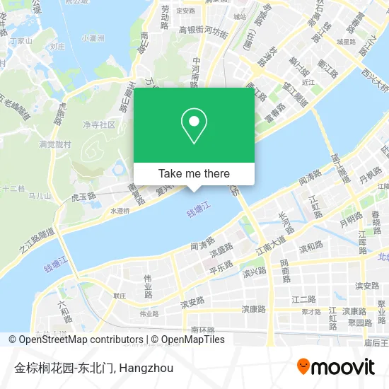 金棕榈花园-东北门 map