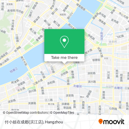 付小姐在成都(滨江店) map