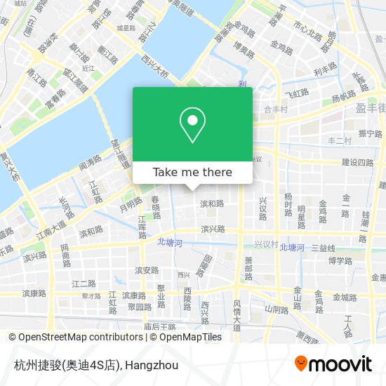 杭州捷骏(奥迪4S店) map