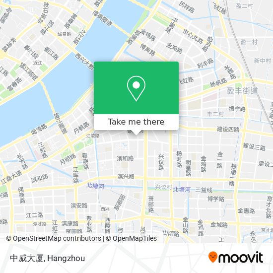 中威大厦 map