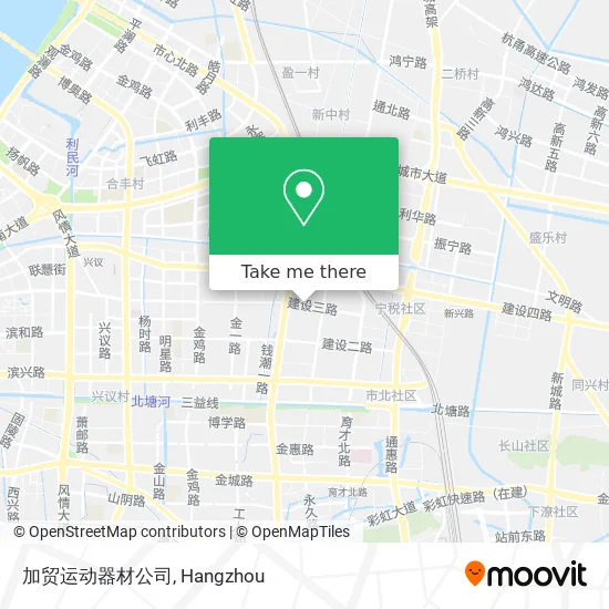 加贸运动器材公司 map