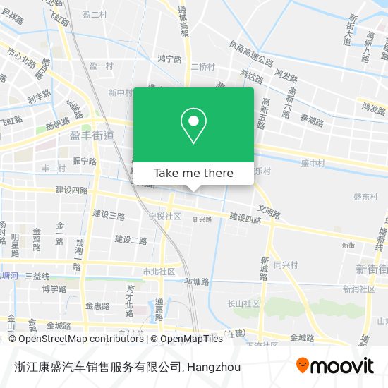 浙江康盛汽车销售服务有限公司 map
