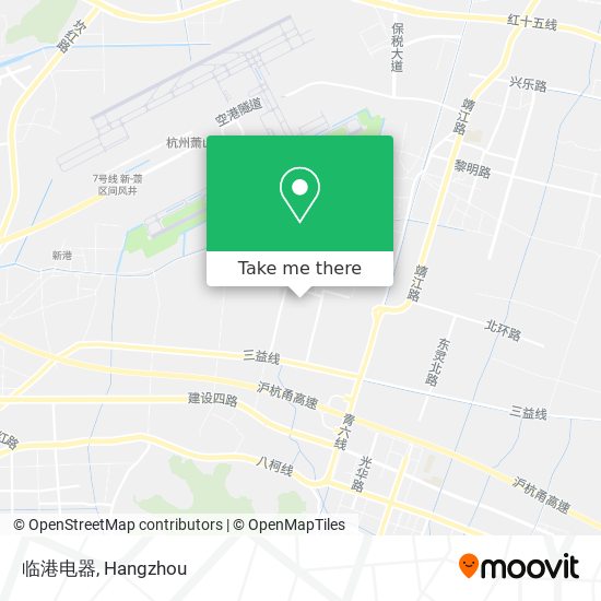 临港电器 map