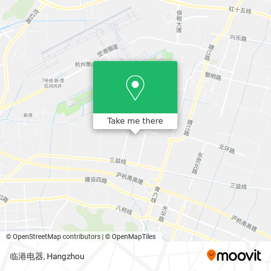 临港电器 map